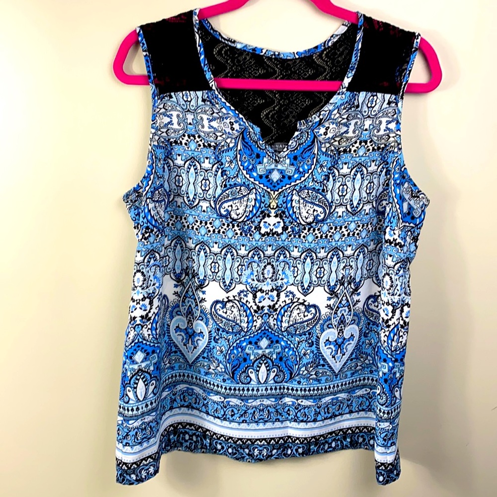 Petite Printed Blouse